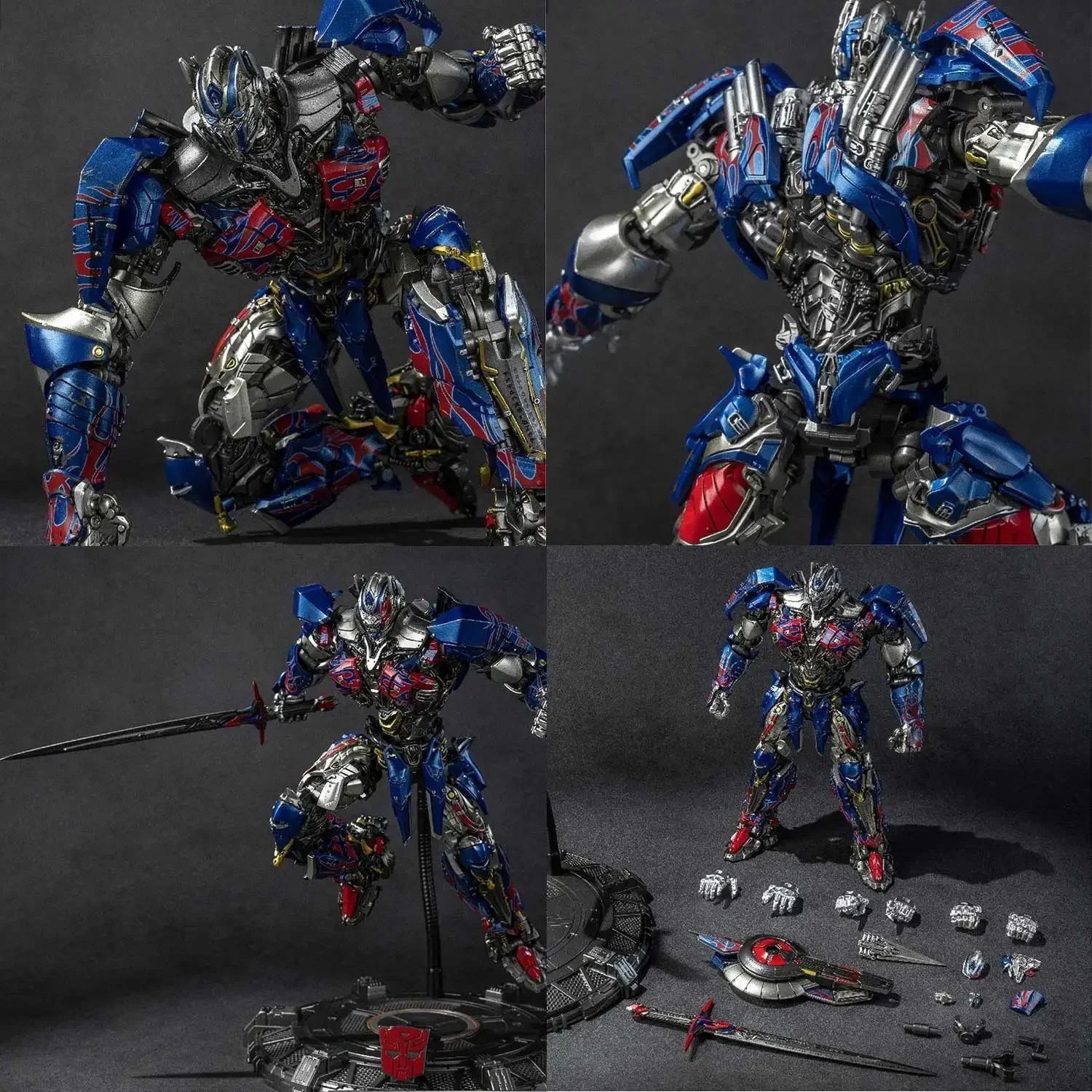 Model Kit Action Figure YOLOPARK Optimus Prime Transformers Movie The Last Knight AMK PRO ...