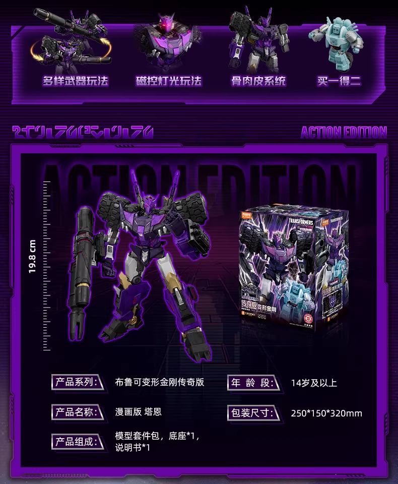 ブロッキーズ トランスフォーマー IDW DJD ターン 完成品モデルキット