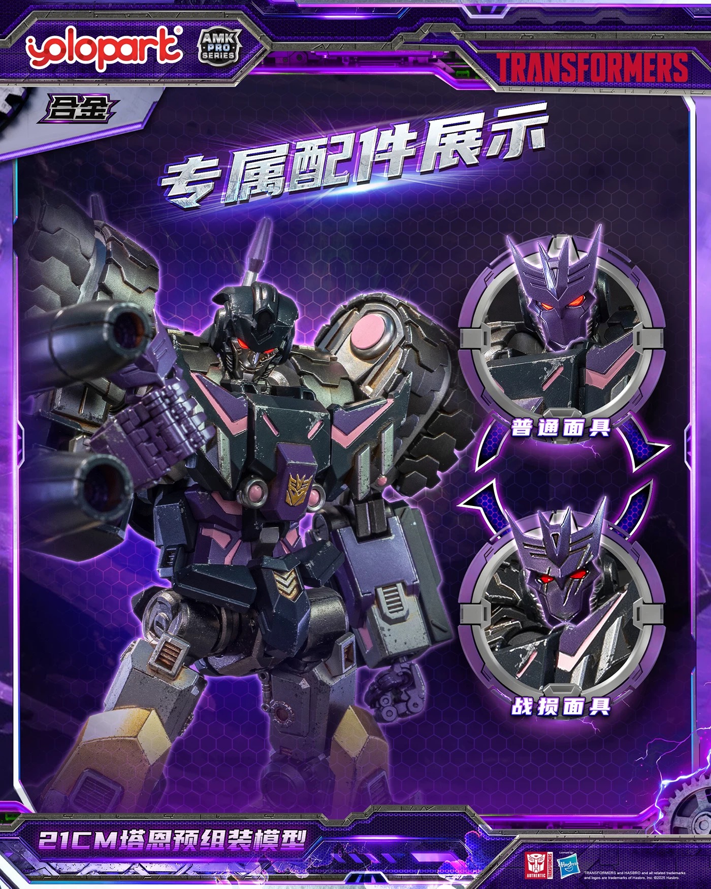 ヨロパーク AMKプロシリーズ トランスフォーマー IDW DJD ターン 完成