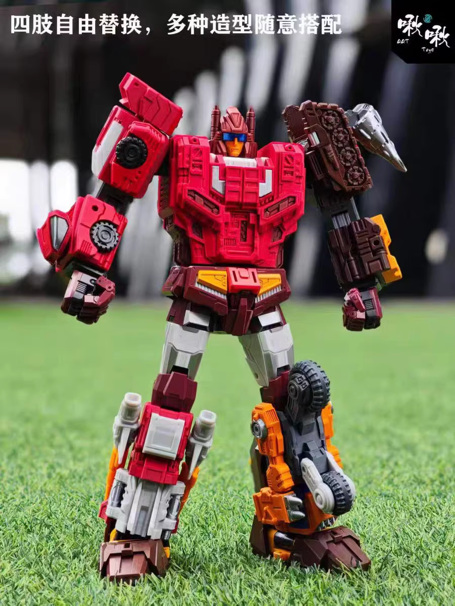 QQT PLA 3D DIY Release All Members Kit For CRAFTSMAN TOYS DJS Computron ...
