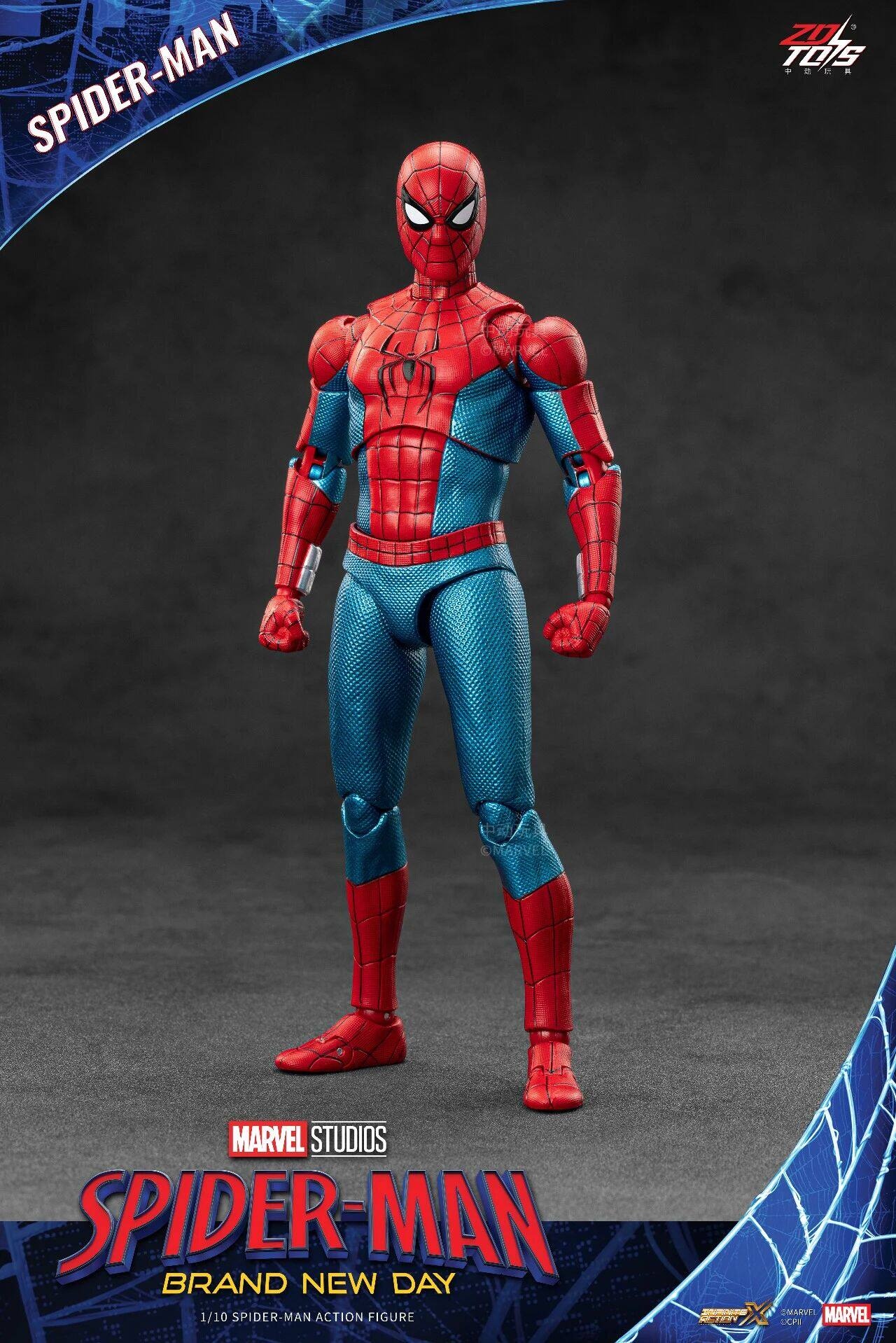 ZD Toys Spider Man Brand New Day Peter Parker Mecha Joint Movable