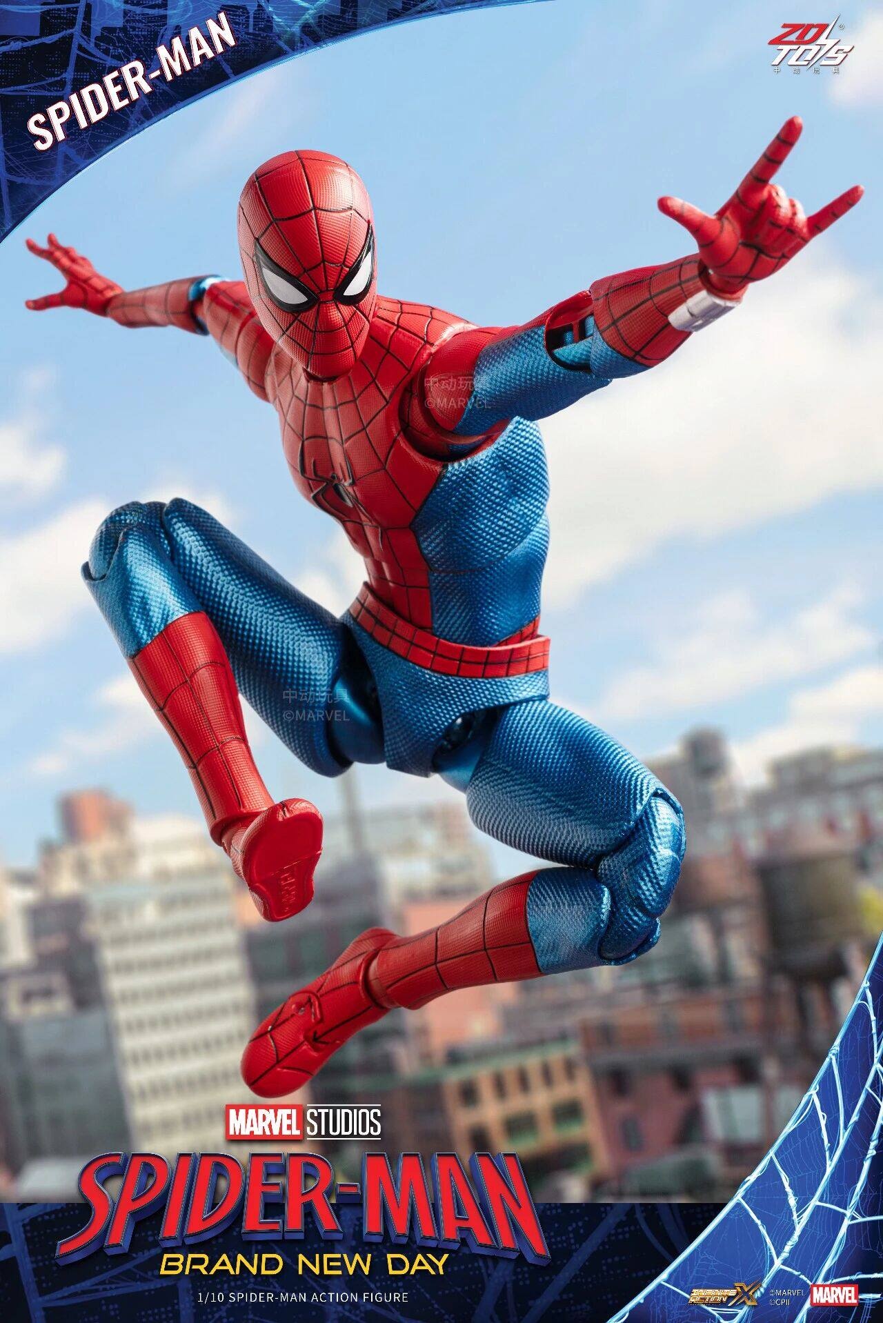ZD Toys Spider Man Brand New Day Peter Parker Mecha Joint Movable