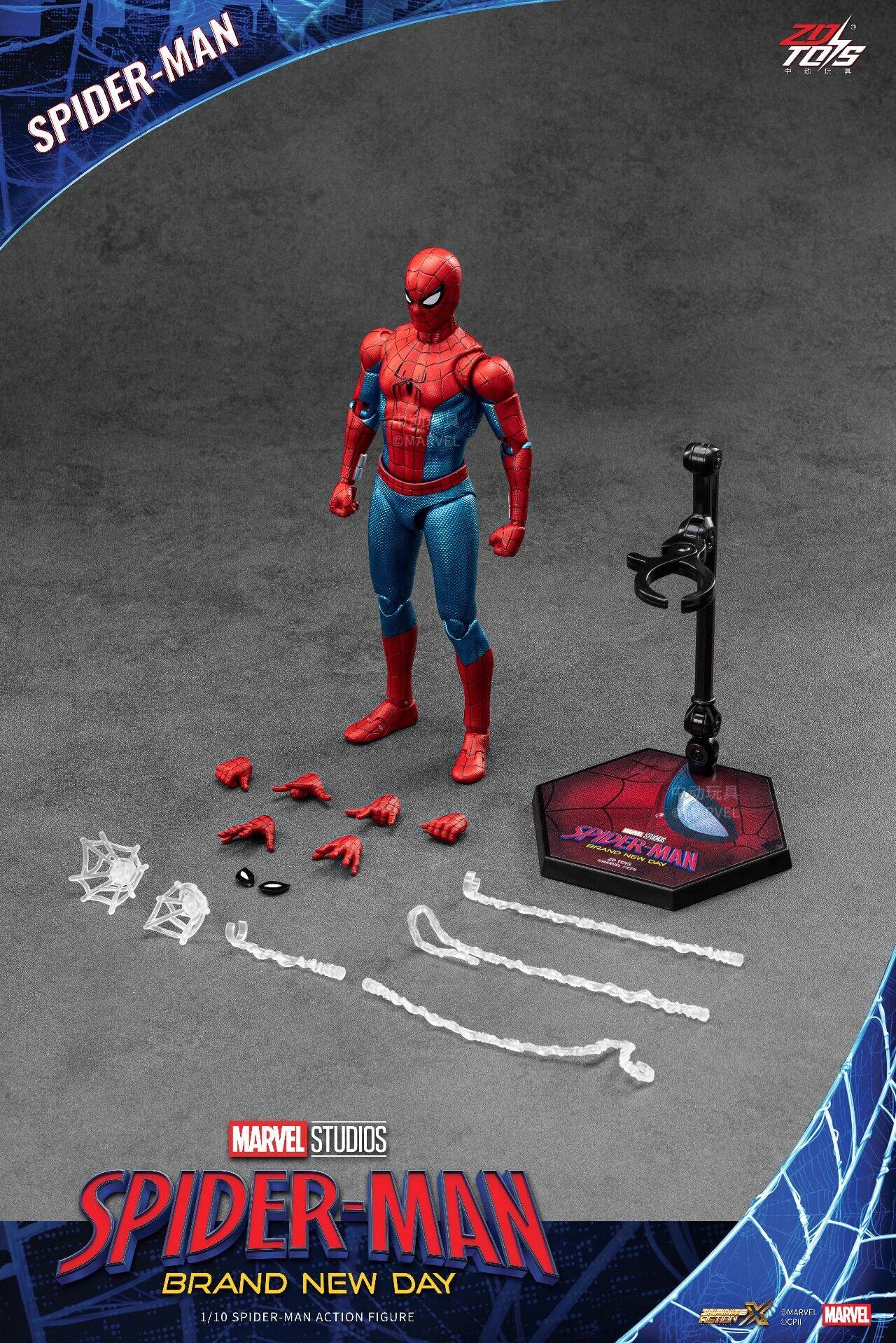 ZD Toys Spider Man Brand New Day Peter Parker Mecha Joint Movable