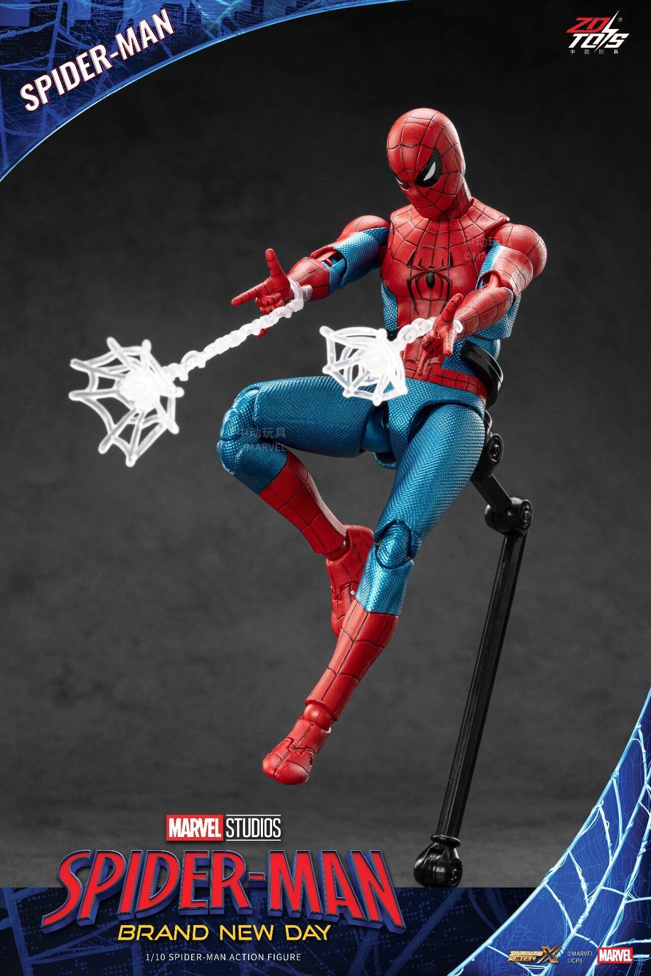 ZD Toys Spider Man Brand New Day Peter Parker Mecha Joint Movable
