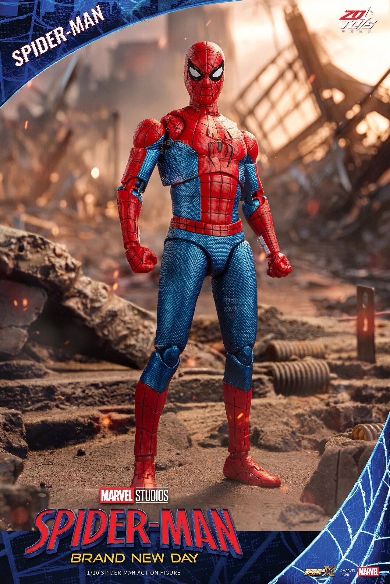 ZD Toys Spider Man Brand New Day Peter Parker Mecha Joint Movable