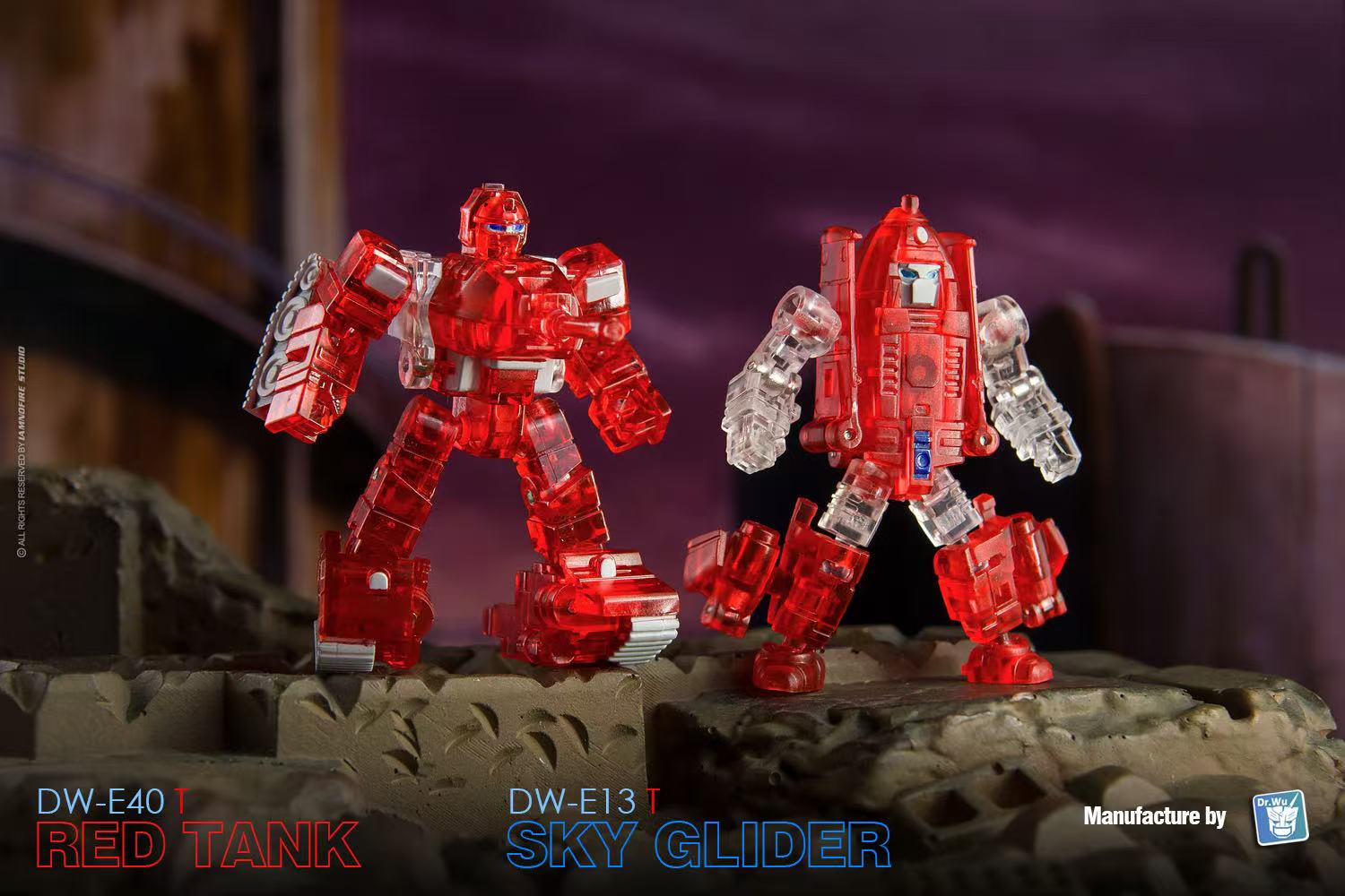 スターリング・レッドデヴァインス Pre-Order] Dr.Wu DW-E40T Red Tank Warpath & DW-E13T Sky Glider