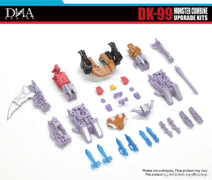 DK まとめ売り Pre-Order] DNA Design DK-99 DK99 Monster Combine Upgrade Kits